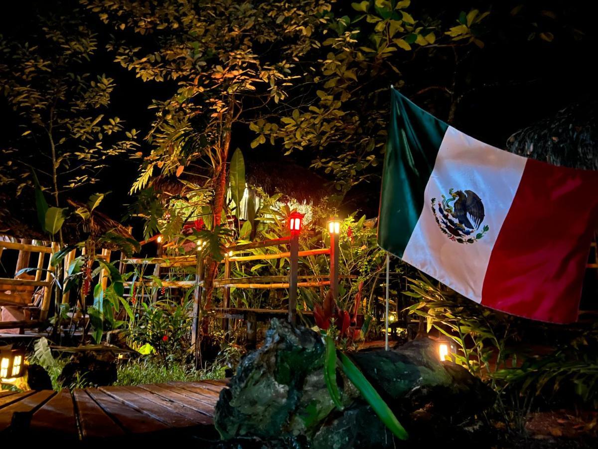 Cabanas Bambutan Palenque Exterior foto